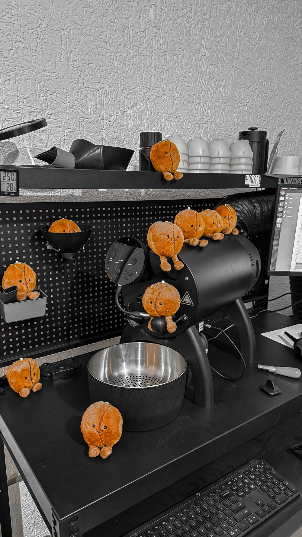 Peluche de grano de café